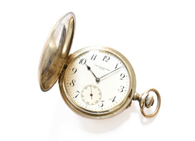 Lot 157 - A Silver Full Hunter Pocket Watch, signed CH F...