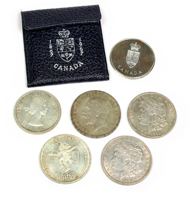 Lot 235 - 6 x British & Foreign Silver, comprising:...