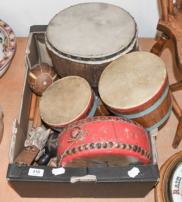 Lot 416 - Modern Continental Percussion Instruments, etc