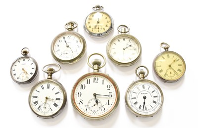 Lot 115 - A Selection of Pocket Watches and Watch Parts,...