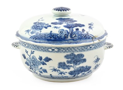 Lot 304 - A Chinese Porcelain Vegetable Tureen and Cover,...