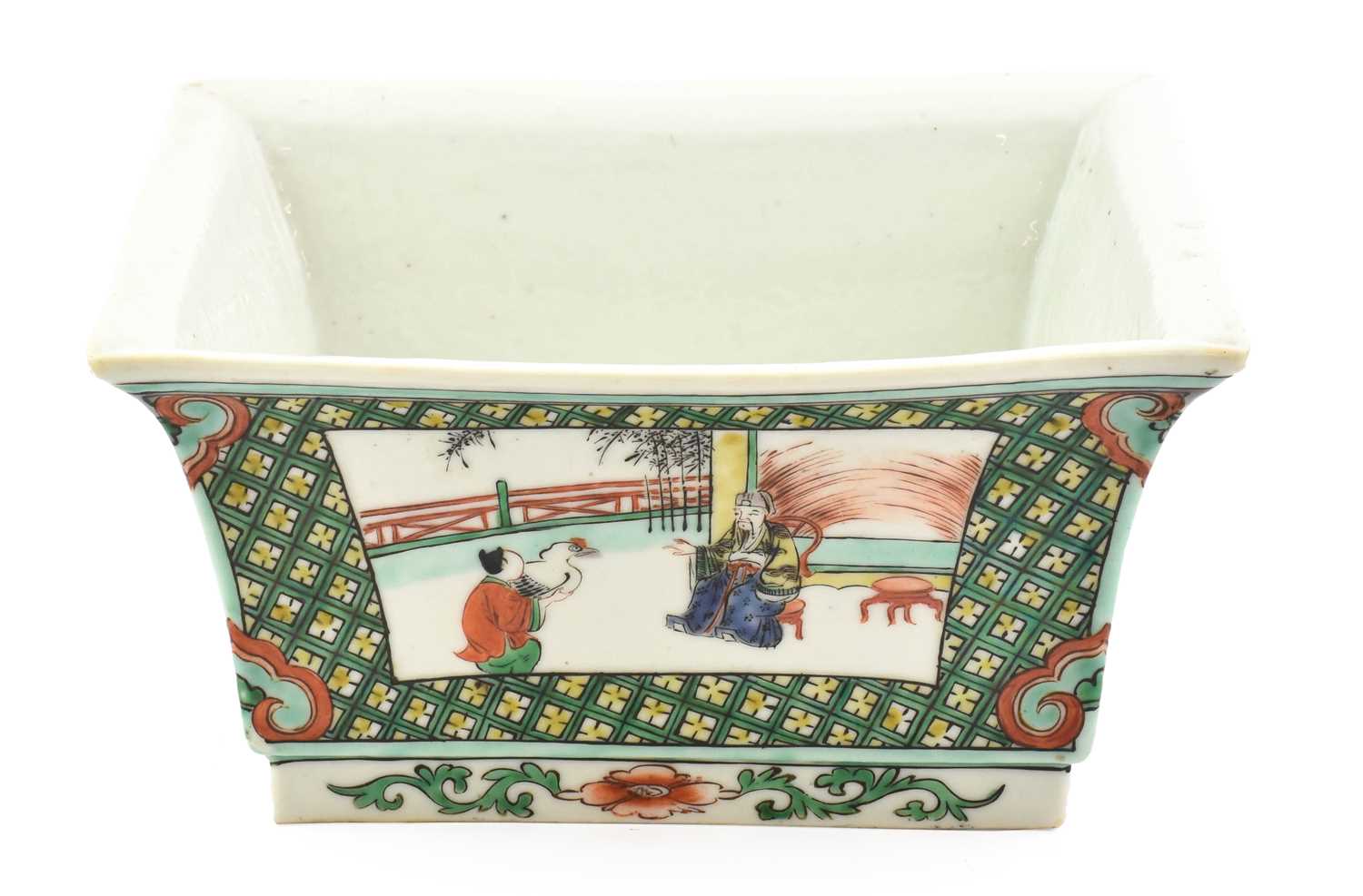 Lot 255 - A Chinese Porcelain Planter, 19th century, of...