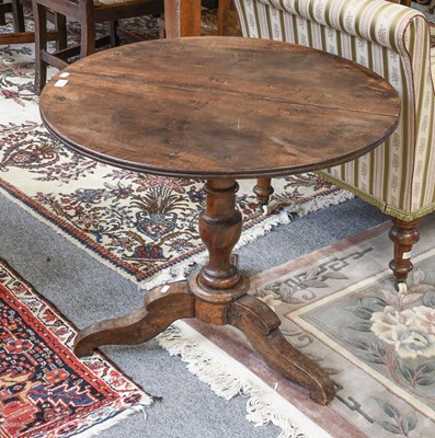 Lot 1303 - A 19th Century French Mahogany Round Table,...