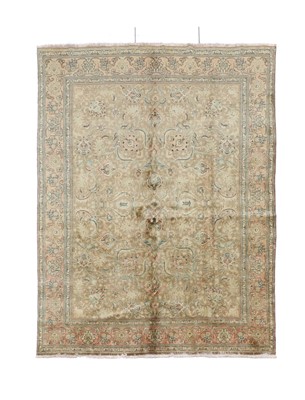 Lot 562 - Tabriz Carpet North West Iran, modern The pale...