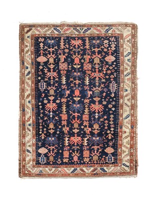 Lot 507 - Malayir Rug West Iran, circa 1920 The indigo...