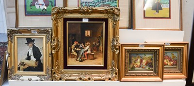 Lot 1150 - After David Teniers Tavern Scene Together with...