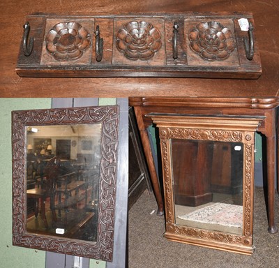 Lot 1437 - A Gilt Framed Pier Glass With Stepped Pediment,...