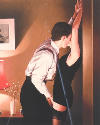 Lot 1002 - Jack Vettriano OBE (b.1951) Scottish "Game On"...