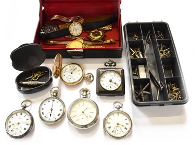 Lot 126 - Six Pocket Watches, comprising of: a Sterling...