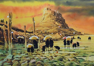 Lot 1017 - Peter J Rodgers (Contemporary) "Lindisfarne"...