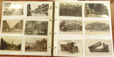 Lot 246 - A Tan Album Containing Approx. 280 Postcards...