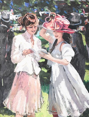 Lot 1025 - Sherree Valentine Daines (b.1956) "Royal Ascot...