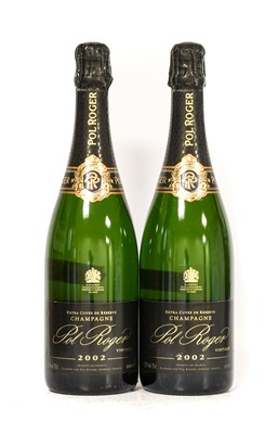 Lot 5020 - Pol Roger 2002 Vintage Champagne (two bottles)