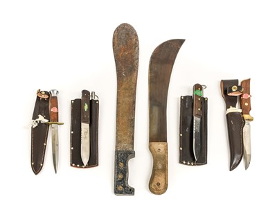 Lot 148 - Two William Rodgers, Sheffield Hunting Knives,...