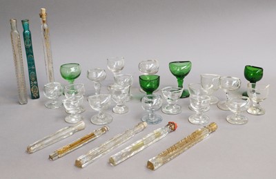 Lot 269 - A Collection of 19th Century Glass Eye Baths,...