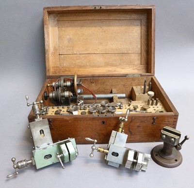Lot 267 - A Watchmakers Lathe, Lorch Cross Slide and a...