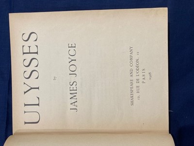 Lot 2057 - Joyce (James). Ulysses. Paris: Shakespeare and...