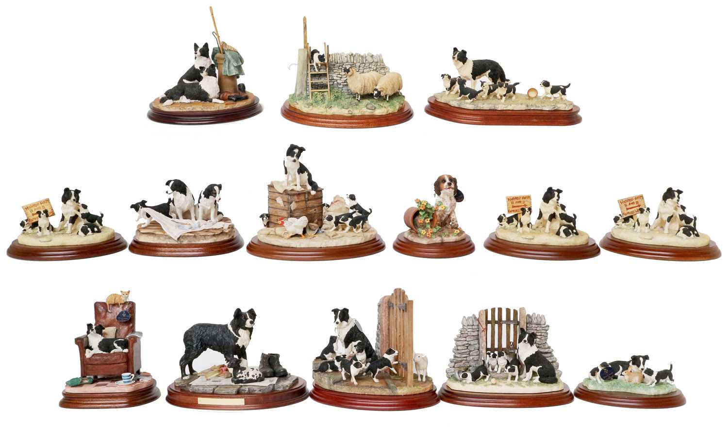 Lot 1135 Border Fine Arts Collie Groups, Including