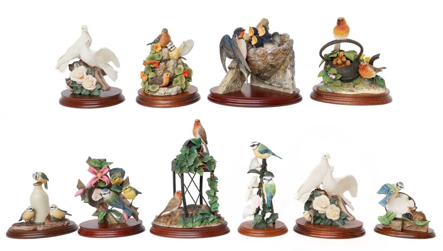 Lot 1139 Border Fine Arts Garden Bird Models