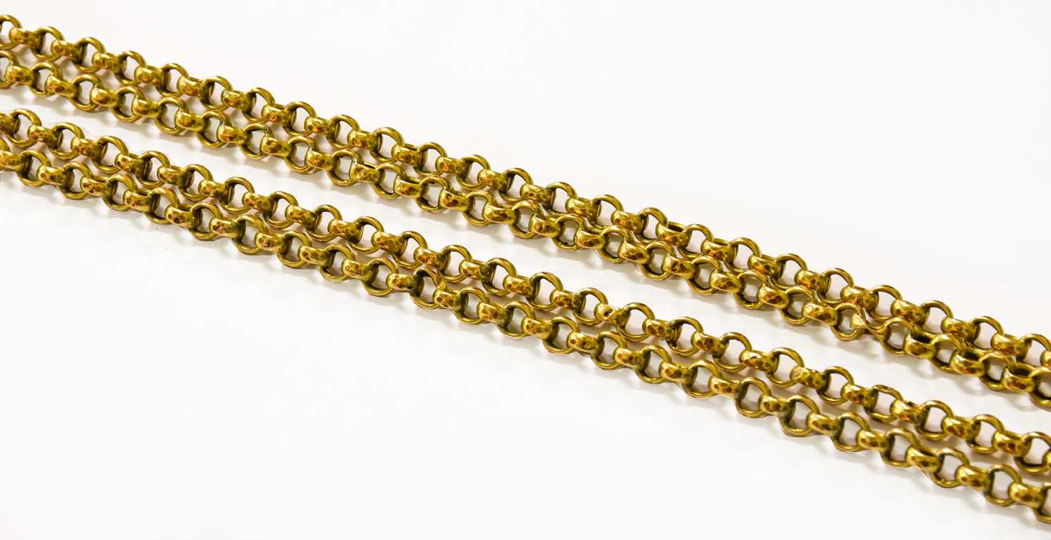 Lot 98 - A Belcher Chain, clip stamped '9C', length 120cm