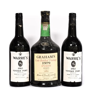 Lot 5233 - Warre's 1983 Vintage Port (two bottles),...