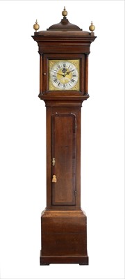 Lot 578 - An Oak Thirty Hour Longcase Clock, signed...