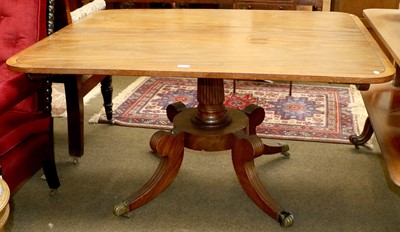 Lot 1399 - A Regency Mahogany Breakfast Table, the inlaid...