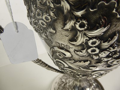Lot 2113 - A Victorian Silver Two-Handled Cup