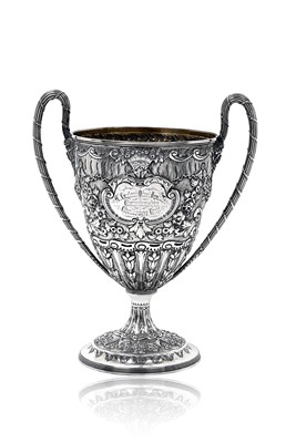 Lot 2113 - A Victorian Silver Two-Handled Cup