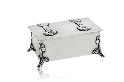 Lot 2123 - An Edward VII Silver Jewellery-Box