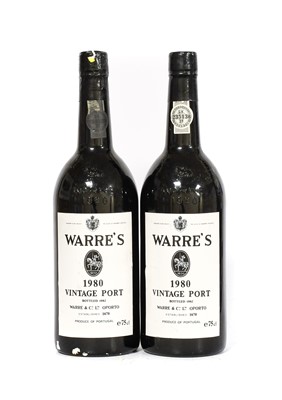 Lot 5232 - Warre's 1980 Vintage Port (two bottles)