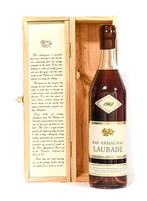 Lot 5192 - Laubade 1964 Bas Armagnac (one bottle)