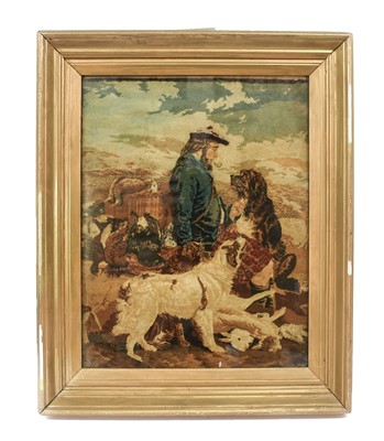 Lot 392 - A Crossley Carpets Mosaic Picture, circa 1860,...