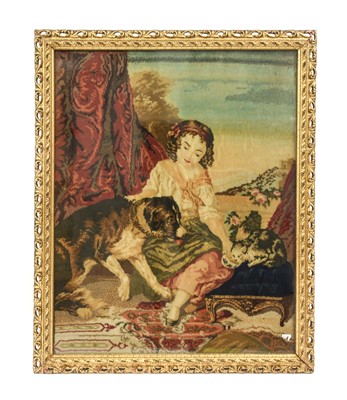 Lot 392 - A Crossley Carpets Mosaic Picture, circa 1860,...