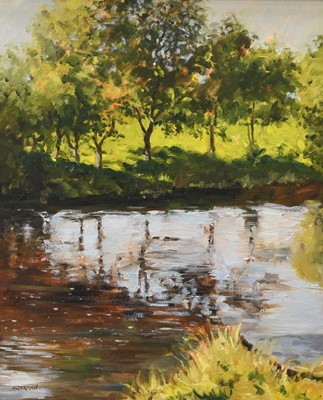 Lot 1095 - Brian Alderman (b.1954) "Reflections" Signed,...