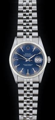 Lot 2257 - Rolex: A Stainless Steel Automatic Calendar...