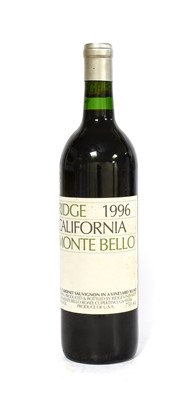 Lot 5180 - Ridge Vineyards 1996 Monte Bello (one bottle)
