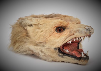 Lot 108 - Taxidermy: A Red Fox Mask Cigarette Box,...