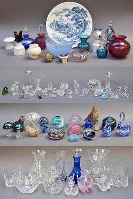 Lot 296 - A Collection of Swarovski Crystal Animals,...