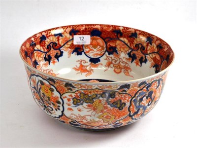 Lot 12 - Japanese Imari large porcelain bowl