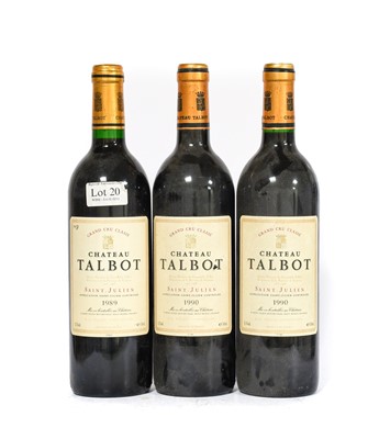 Lot 2084 - Château Talbot 1988 Saint-Julien (two bottles),...