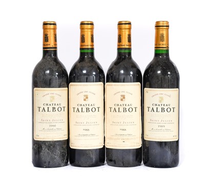 Lot 2084 - Château Talbot 1988 Saint-Julien (two bottles),...