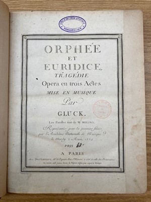 Lot 2082 - Gluck (Christopher). Alceste, Tragedie, Opera...