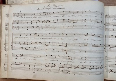 Lot 2086 - Manuscript - 'Adolph Prince D Angleterre 1796'....