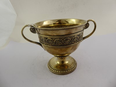 Lot 2111 - A George III Silver-Gilt Two-Handled Cup