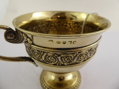 Lot 2111 - A George III Silver-Gilt Two-Handled Cup