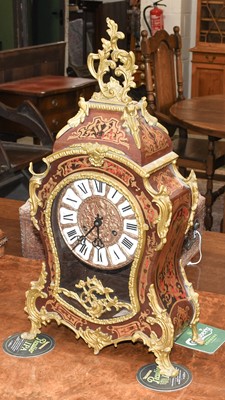 Lot 1158 - A Modern "Boulle" Style Striking Table Clock,...