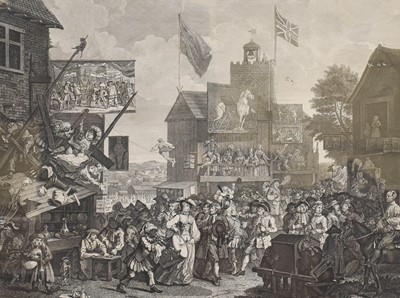 Lot 1077 - After William Hogarth (1697-1764) "Southwark...