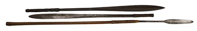 Lot 202 - Two Late 19th Century Masai Seme Swords, one...