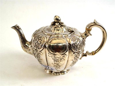 Lot 27 - A Victorian silver teapot, London 1851